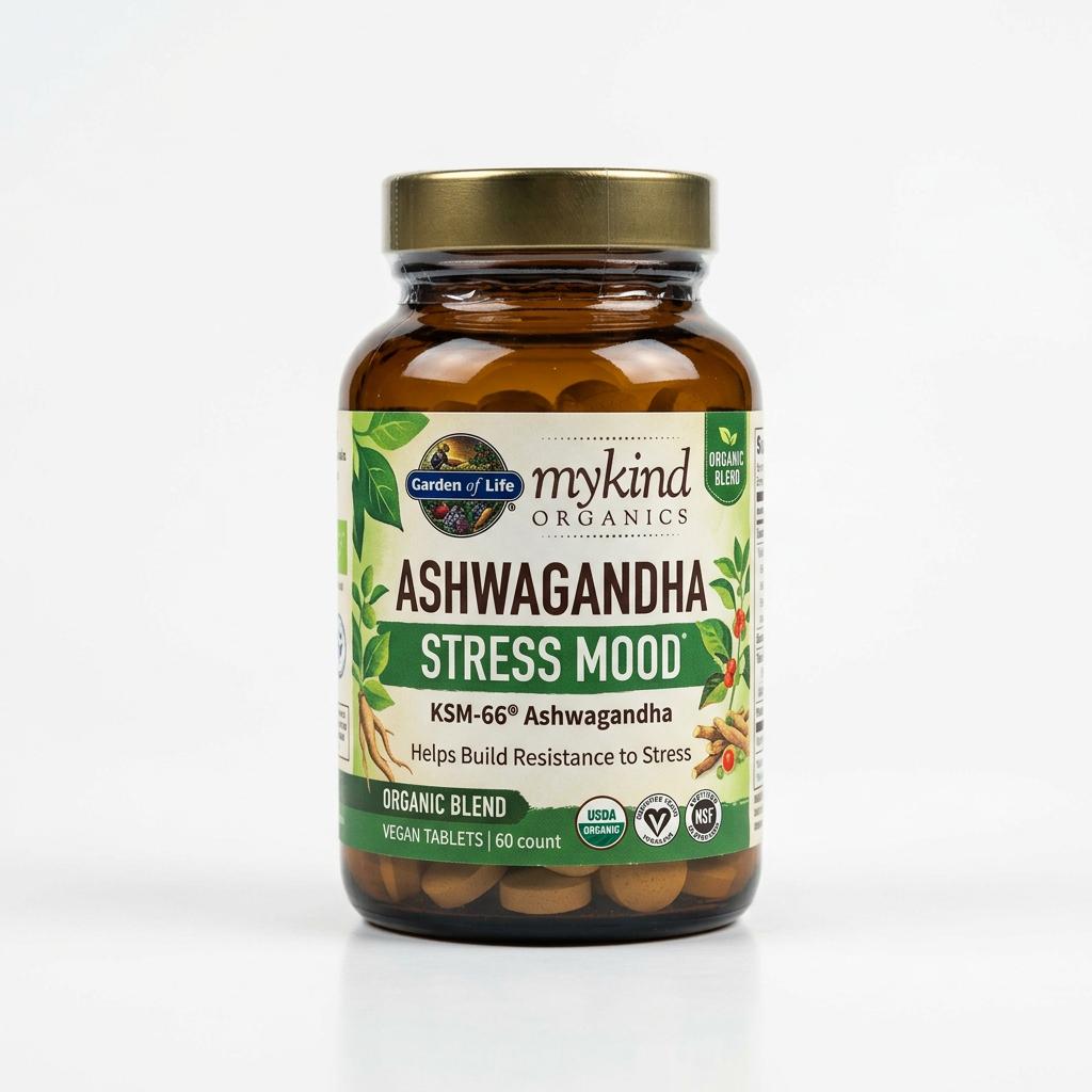 Garden of Life MyKind Organics Ashwagandha Stress & Mood