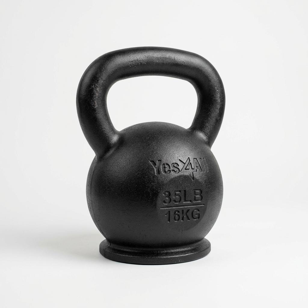 Yes4All Cast Iron Kettlebell 20-35lb