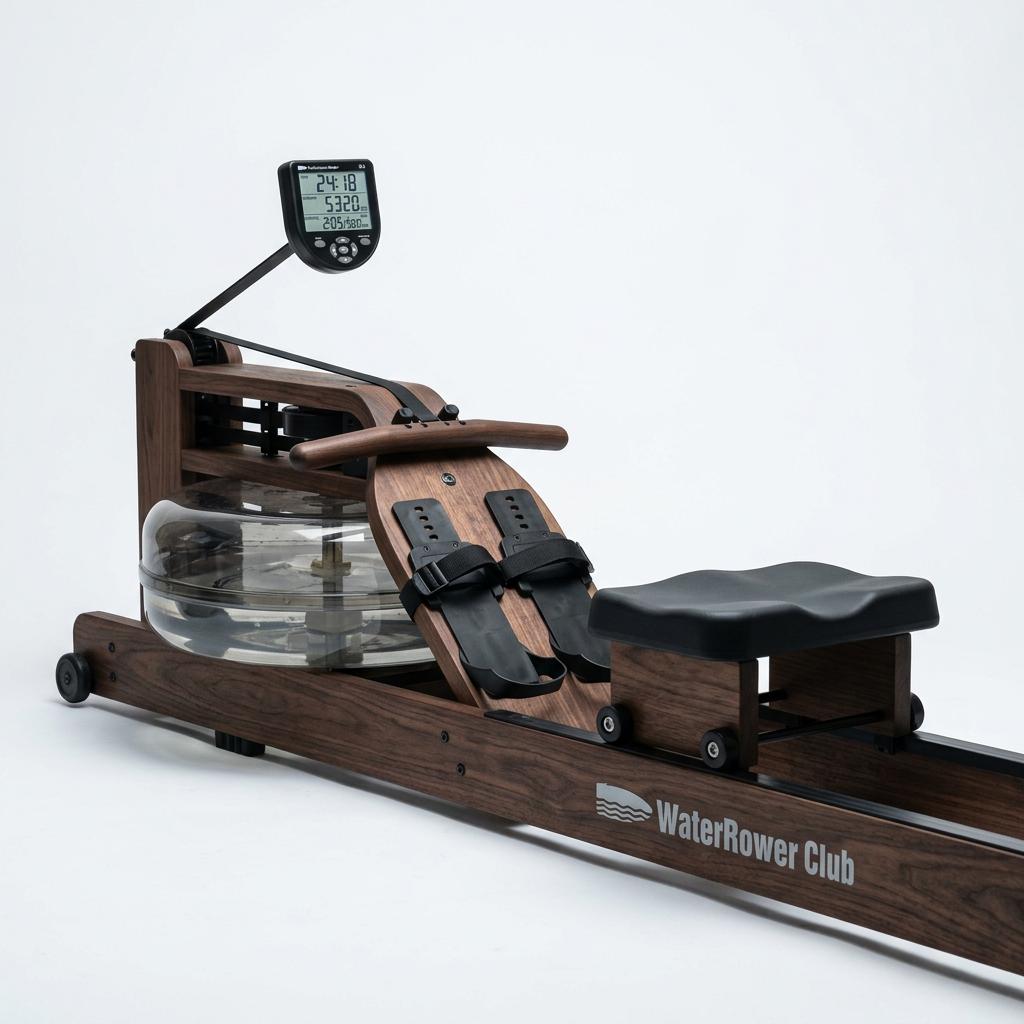 WaterRower Club Rowing Machine in Black Walnut