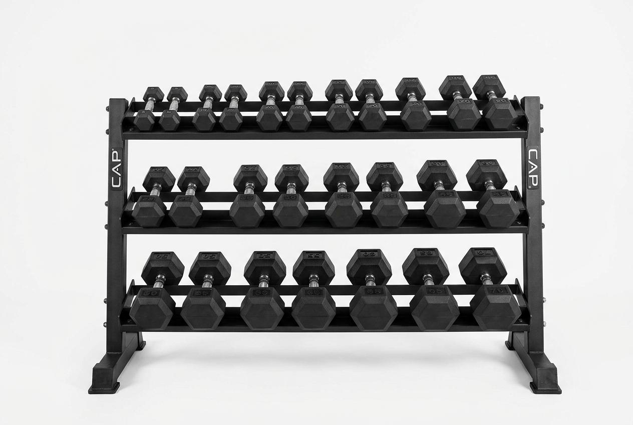 CAP Barbell 3-Tier Dumbbell Rack