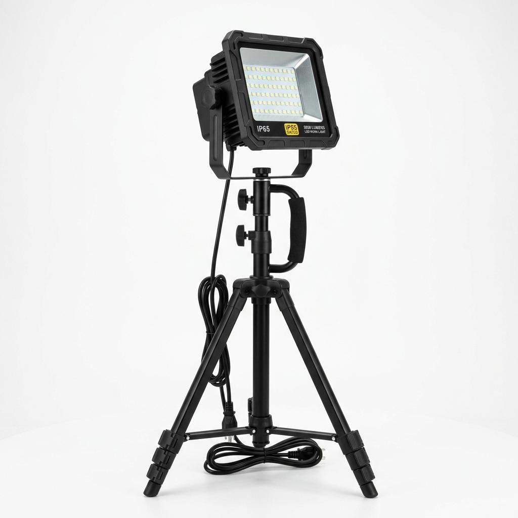 LUTEC 6290Pro LED Work Light with Tripod Stand (5000 Lumens)