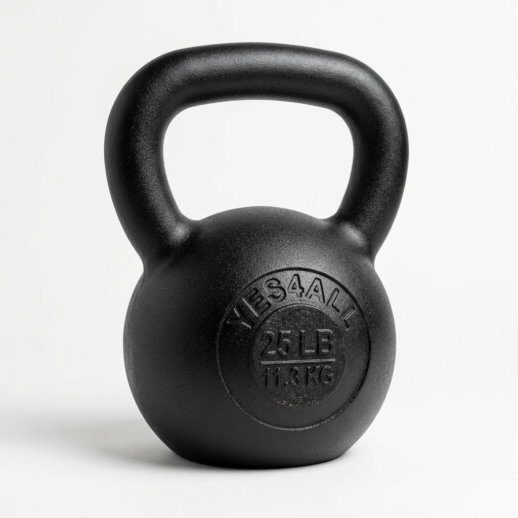 Yes4All Solid Cast Iron Kettlebell