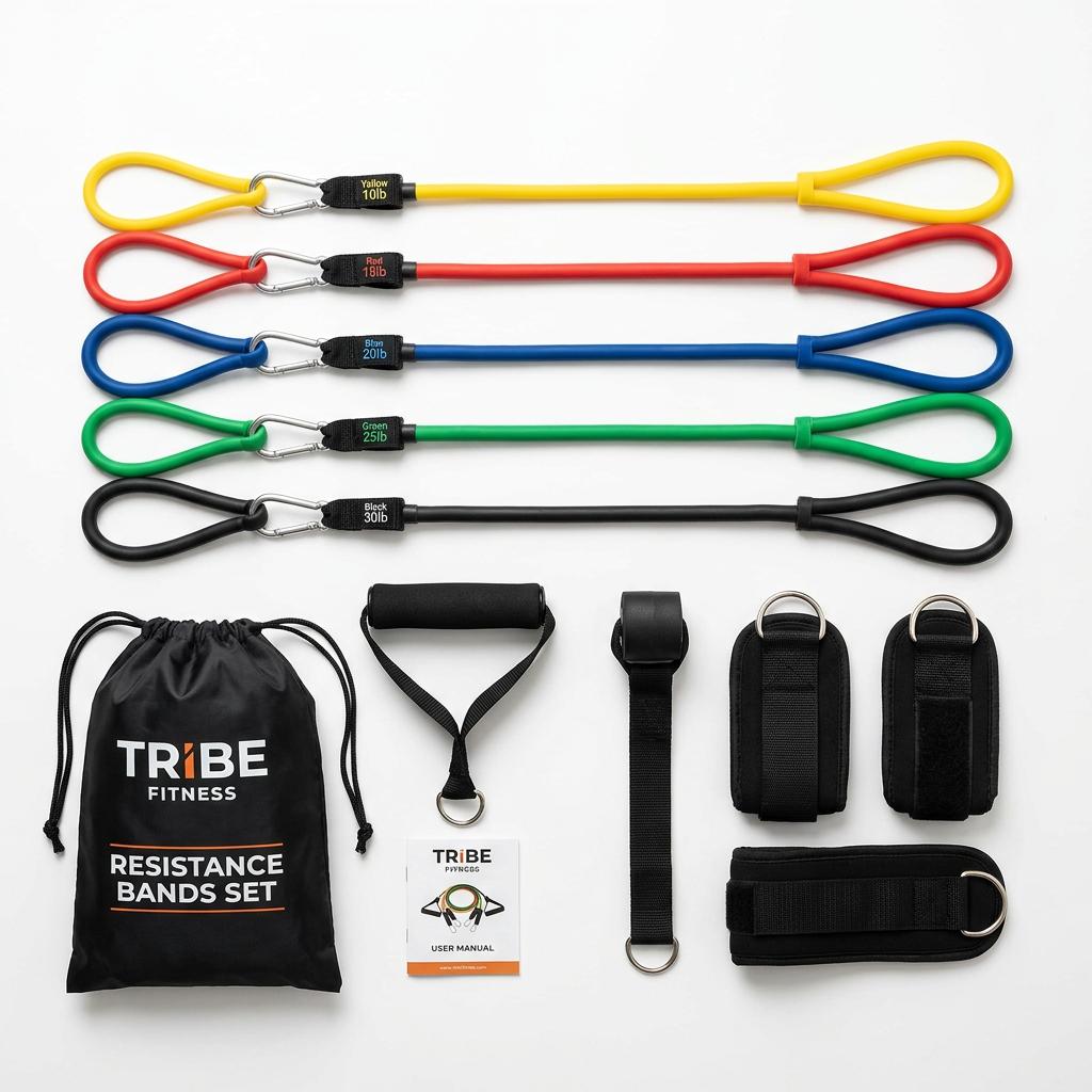 Tribe Resistance Bands Set with Handles