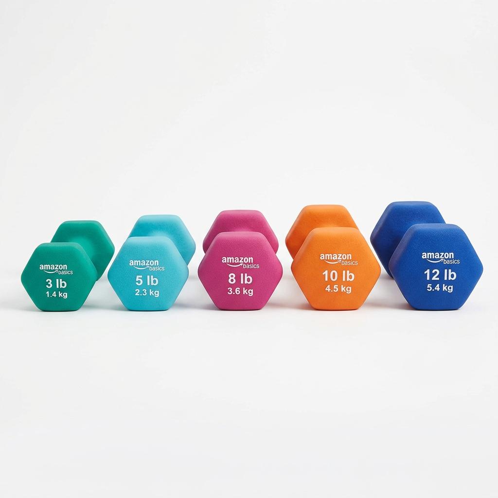 Amazon Basics Neoprene Dumbbells