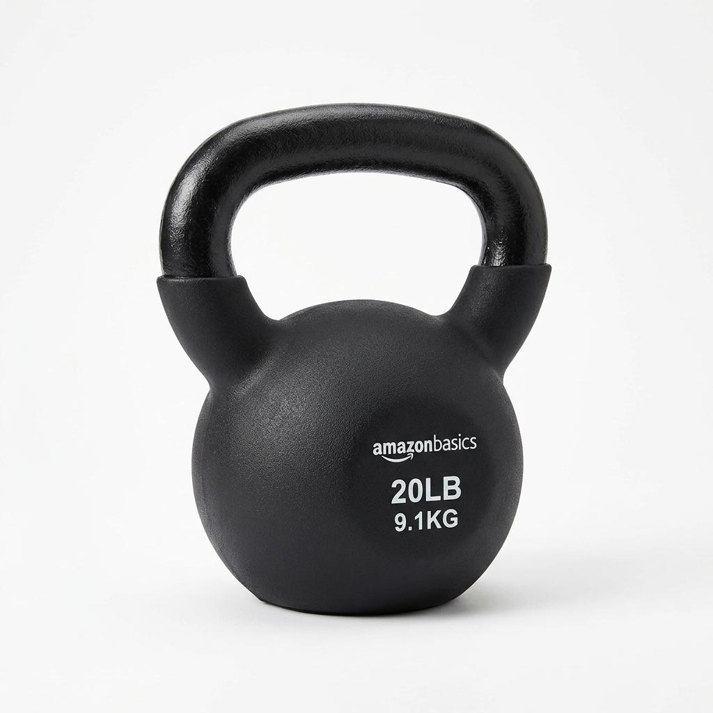 Amazon Basics Vinyl Kettlebell