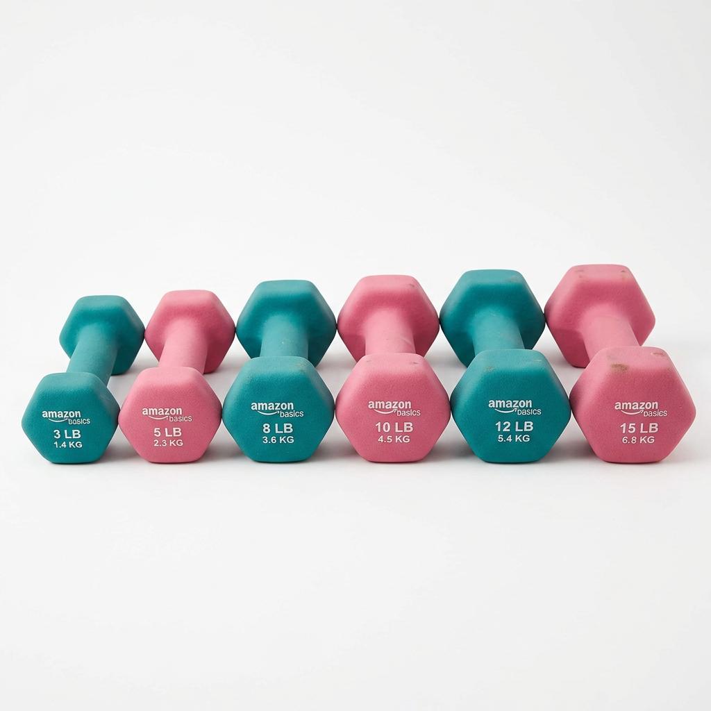 Amazon Basics Neoprene Dumbbells