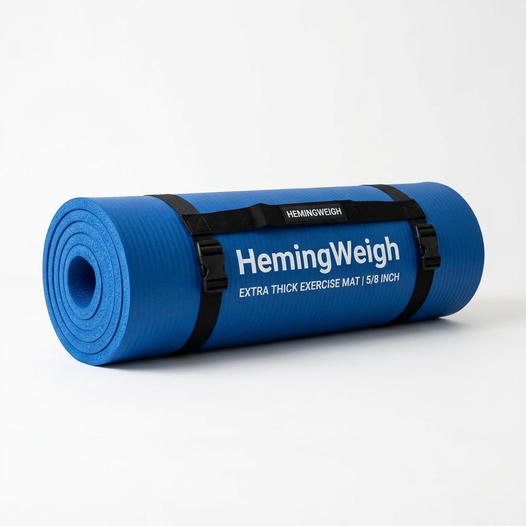 HemingWeigh Extra Thick Foam Exercise Mat