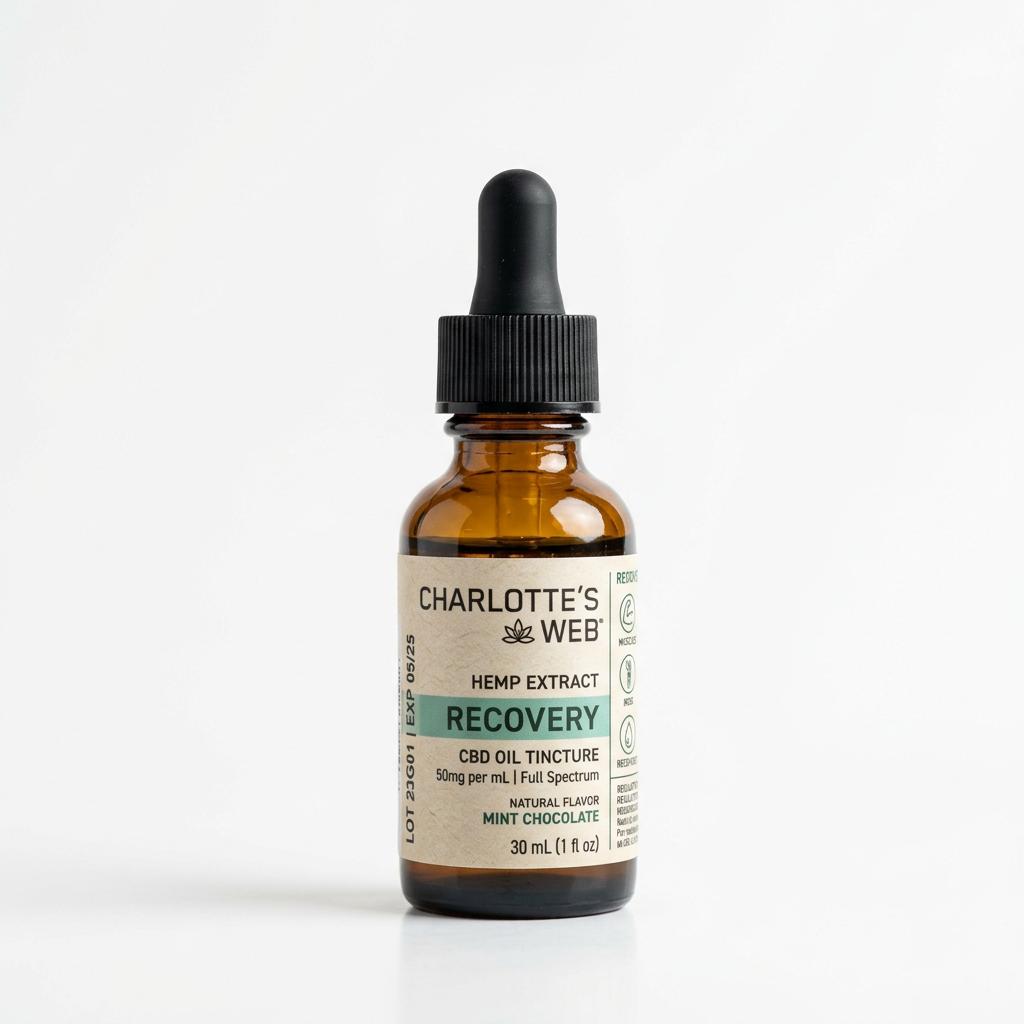 Charlotte's Web Hemp Extract Recovery CBD Oil