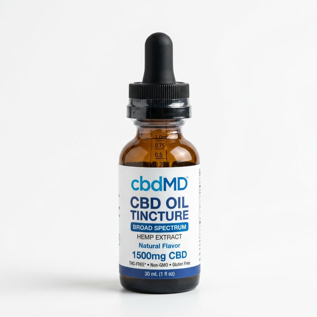 cbdMD Broad Spectrum CBD Oil Tincture