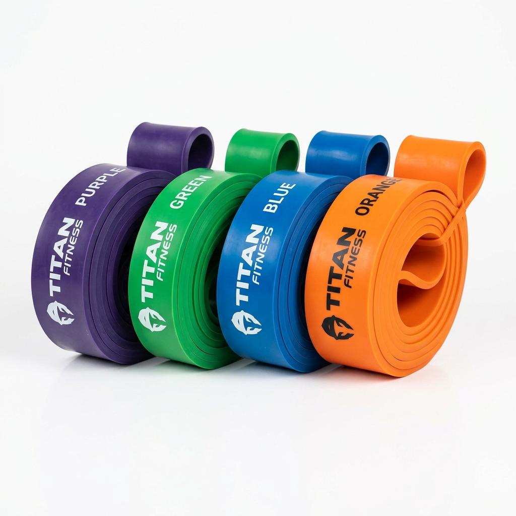 Titan Fitness Heavy Resistance Bands Multi-Pack