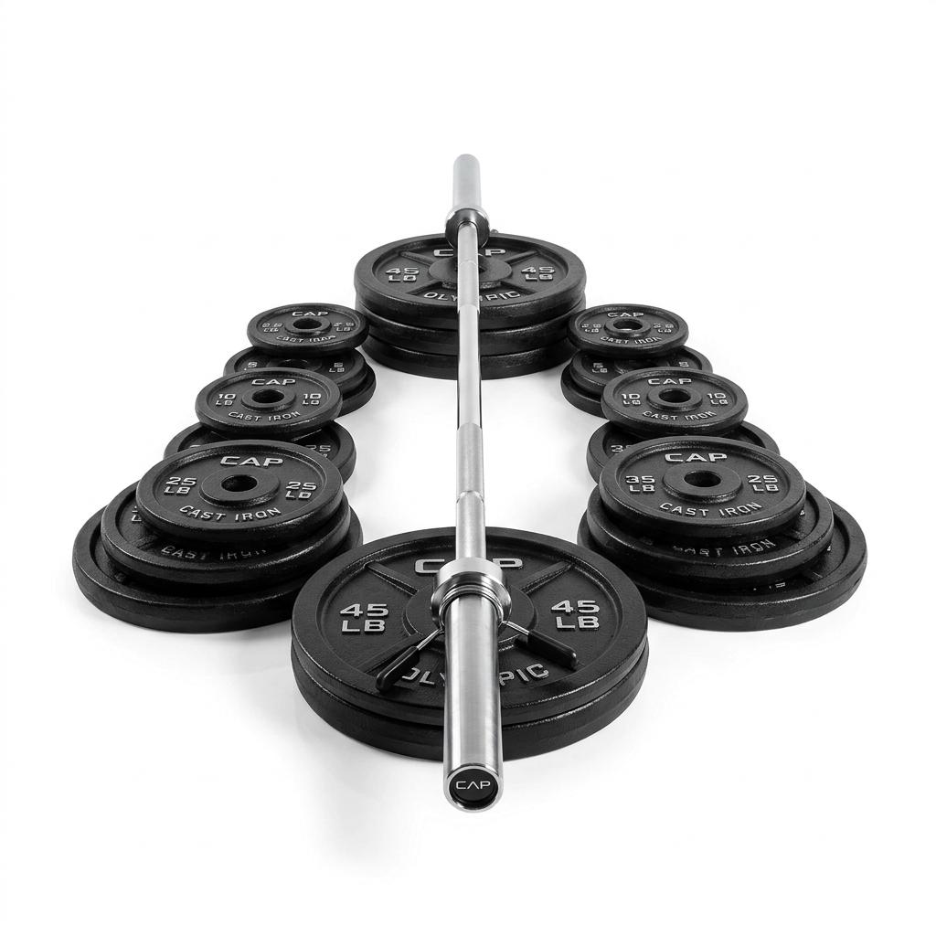 CAP Barbell 300-lb Olympic Set