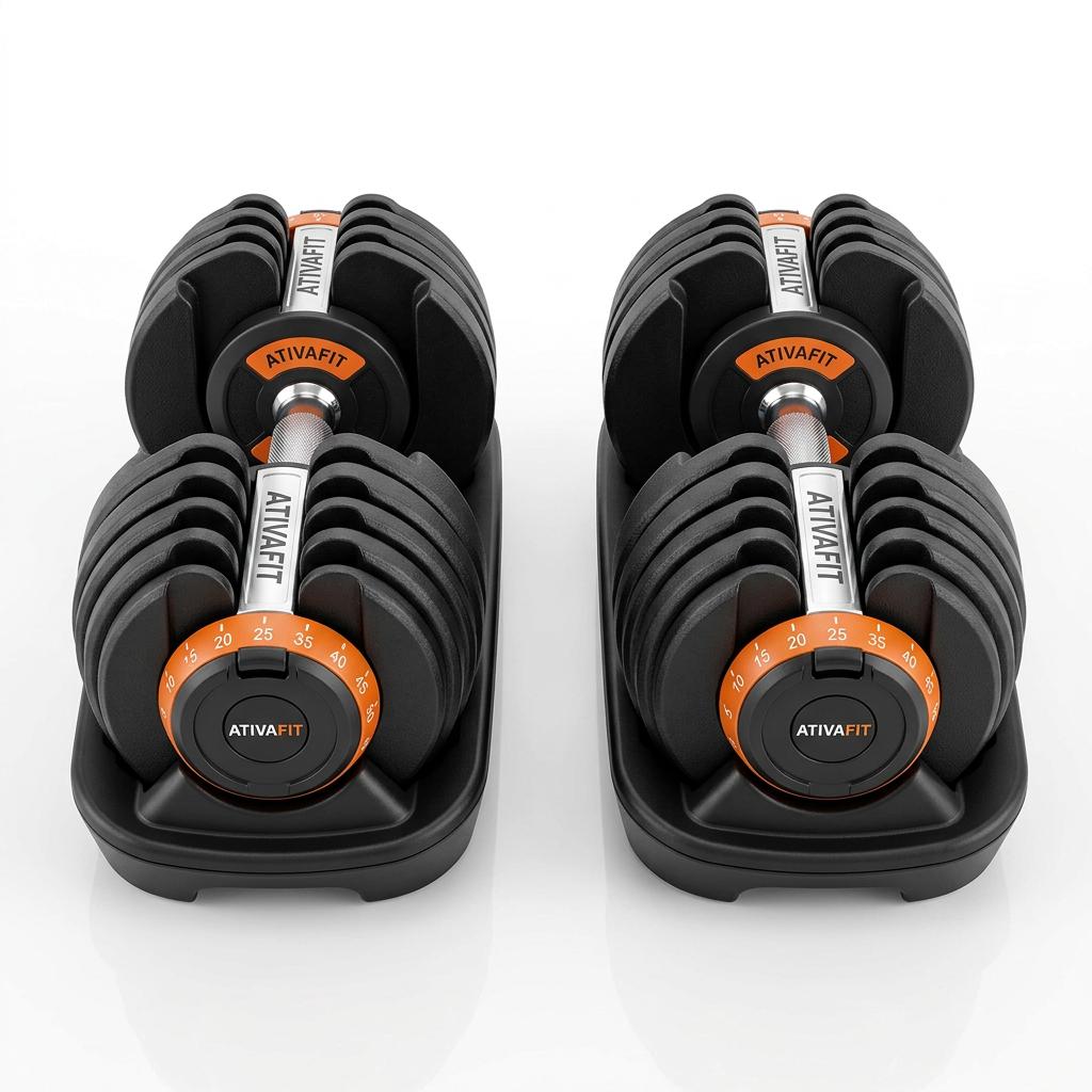 ATIVAFIT Adjustable Dumbbells