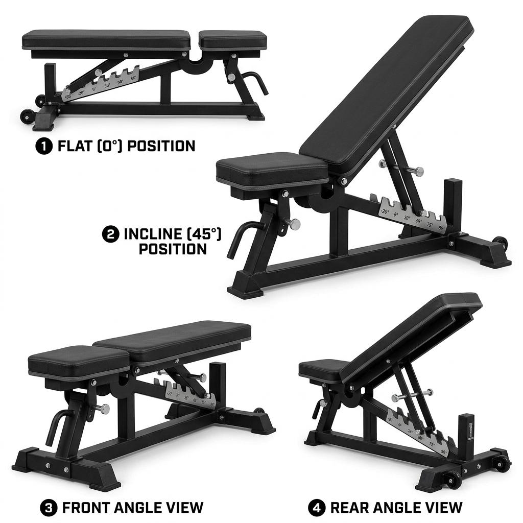 FLYBIRD Adjustable Weight Bench (FID)