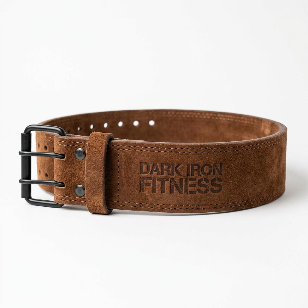 Dark Iron Fitness Genuine Leather Weightlifting Belt