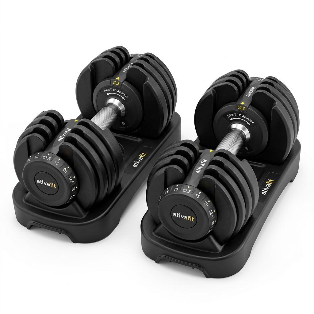 ATIVAFIT Adjustable Dumbbells