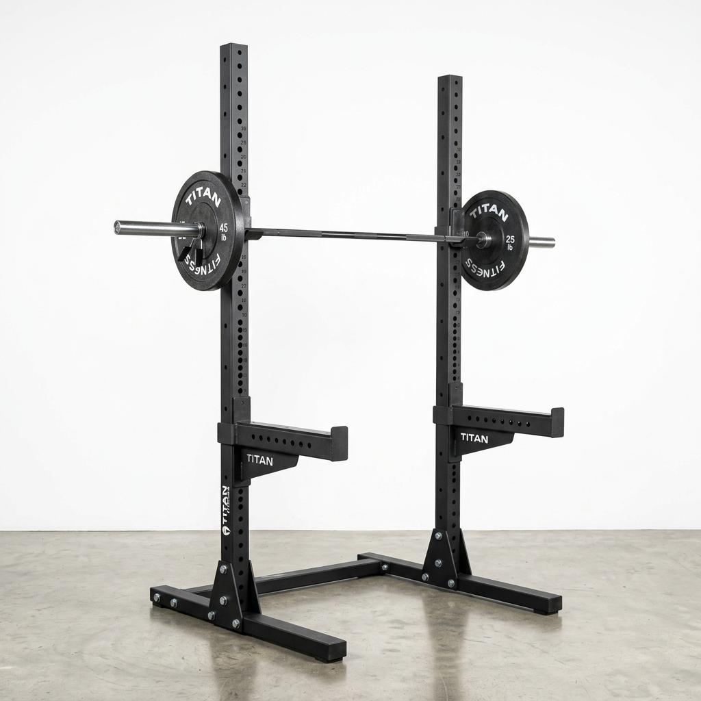 Titan Fitness Squat Rack with Pull-Up Bar
