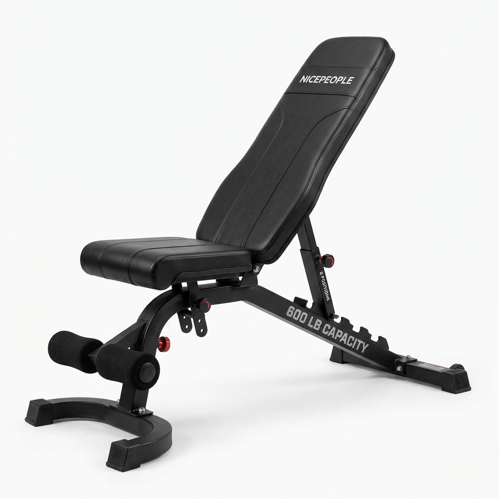 NICEPEOPLE 600 lb Foldable Weight Bench