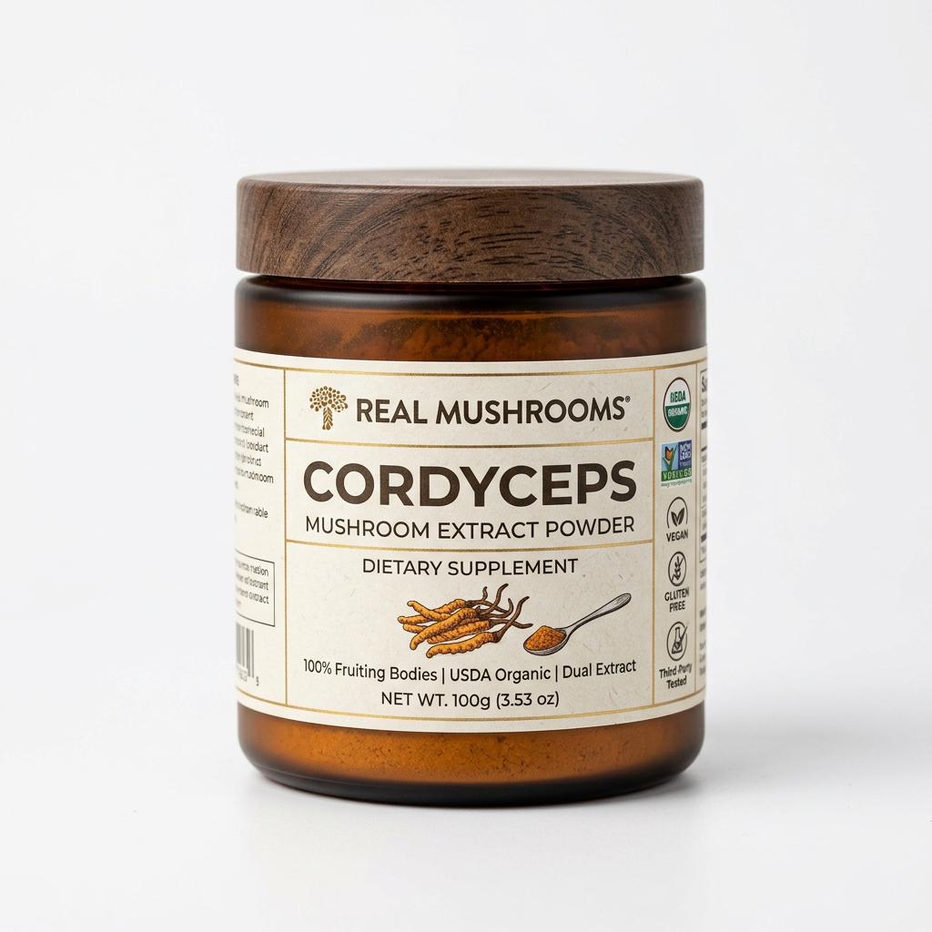 Real Mushrooms Cordyceps Extract Powder