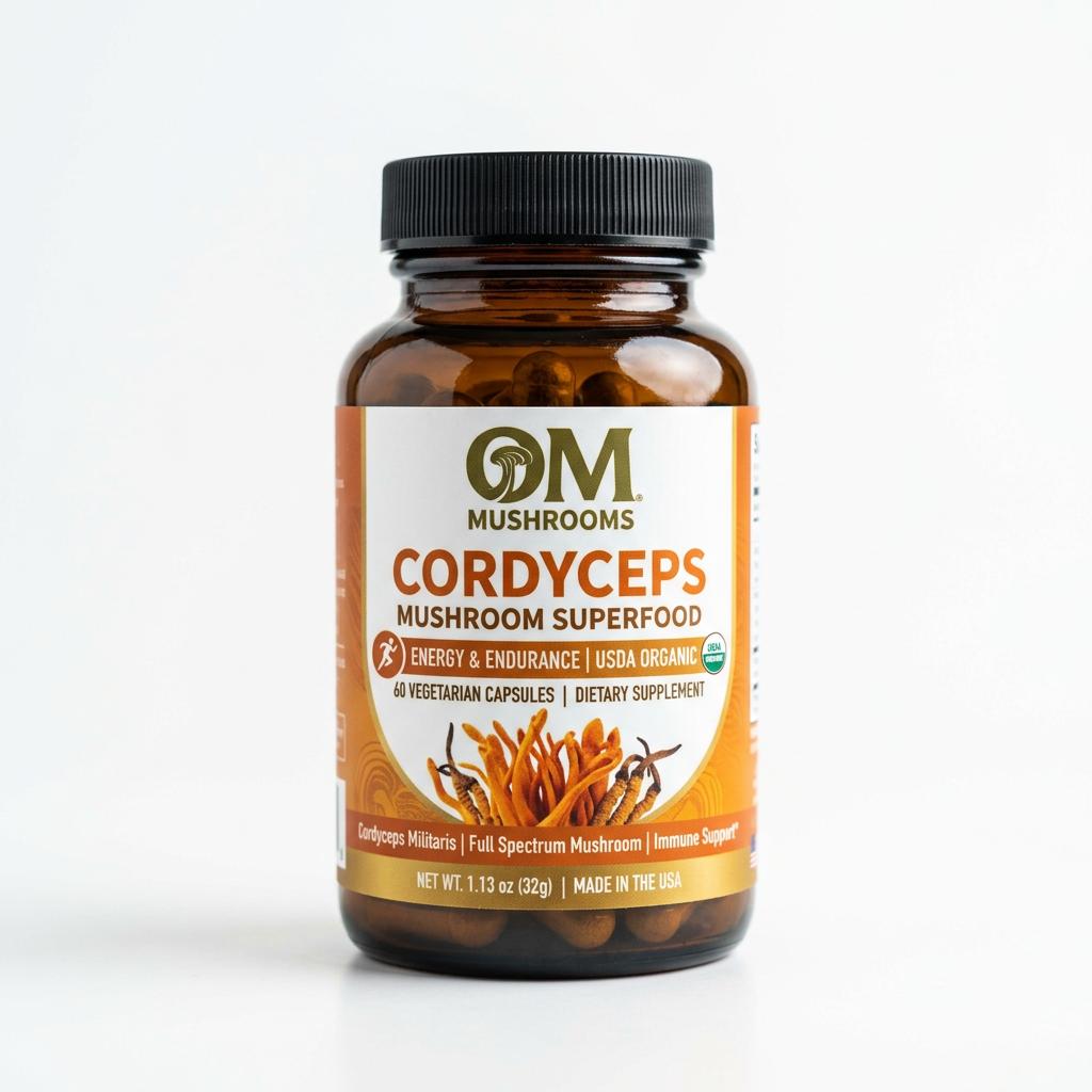 OM Mushrooms Cordyceps Capsules