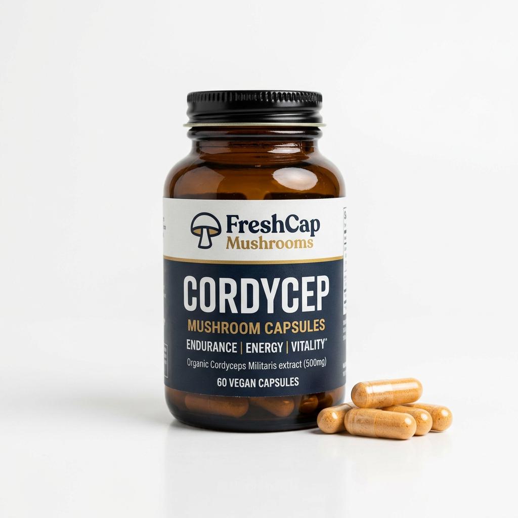FreshCap Cordyceps Mushroom Capsules