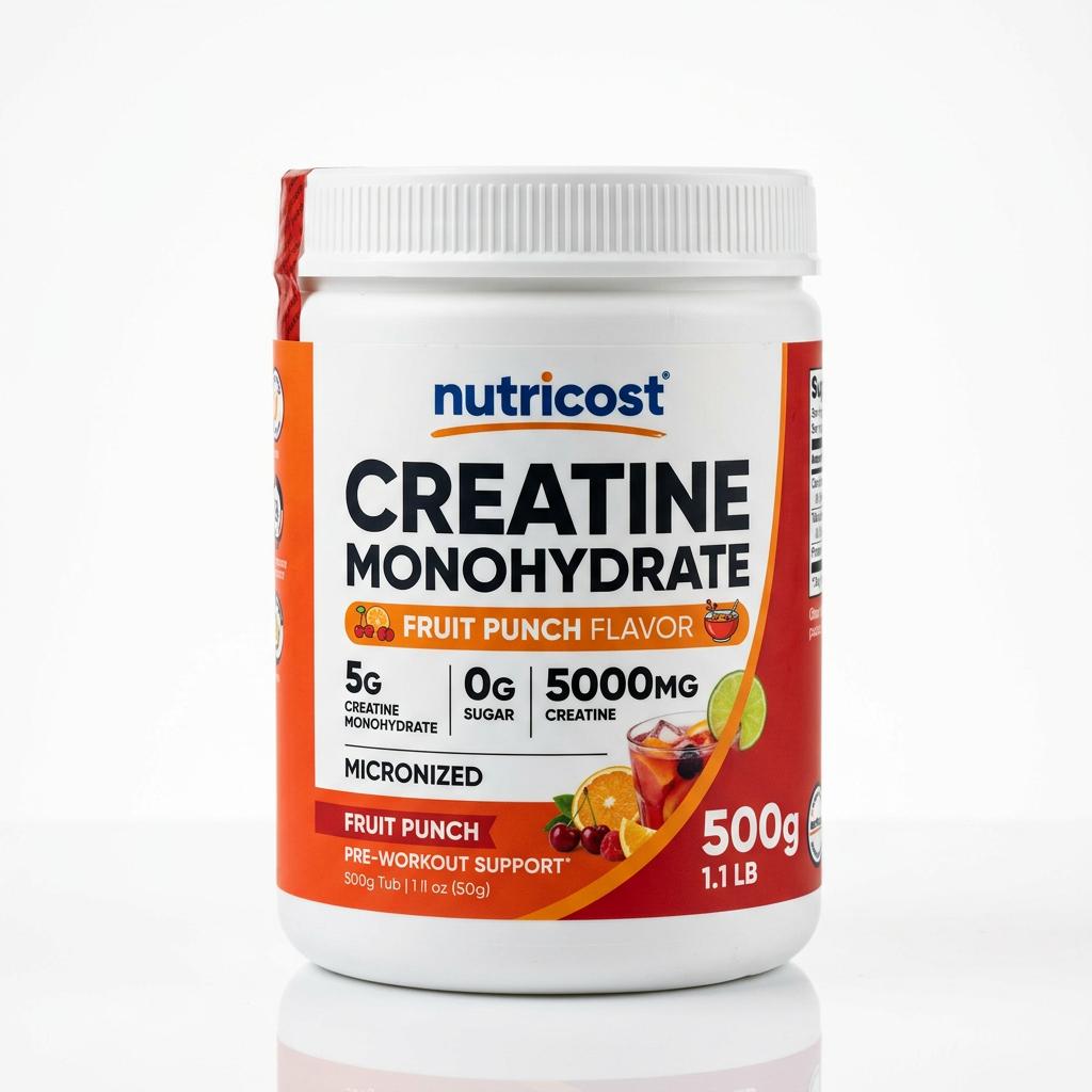 Nutricost Creatine Monohydrate Fruit Punch