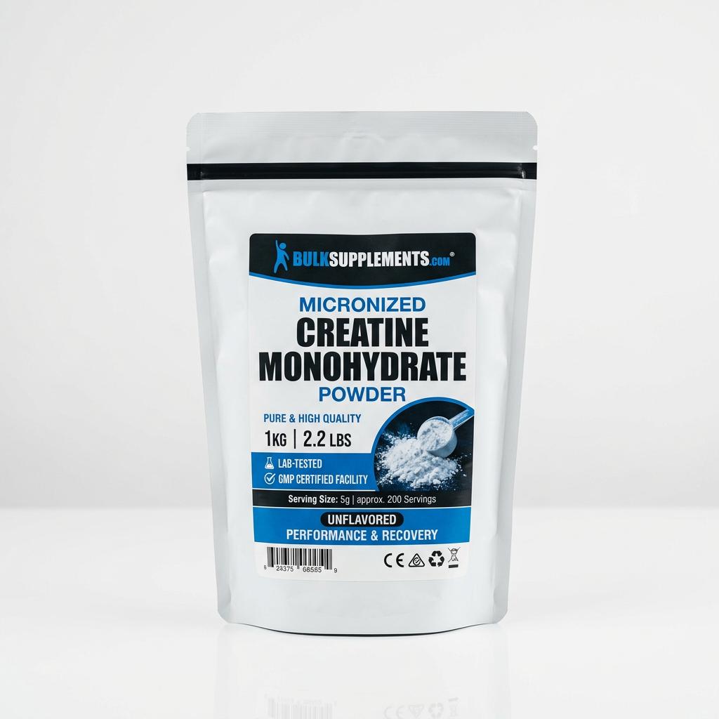 BulkSupplements Micronized Creatine Monohydrate 1kg