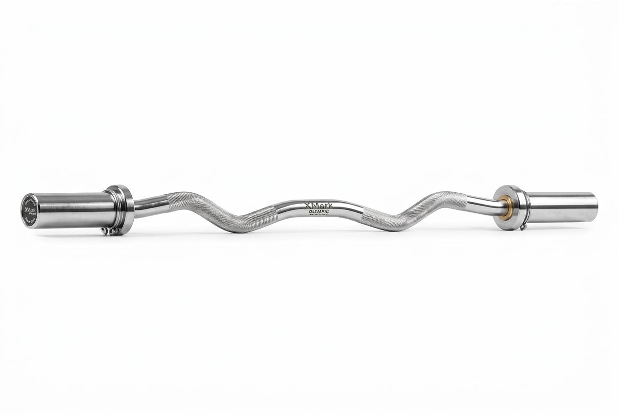 XMark Olympic EZ Curl Bar