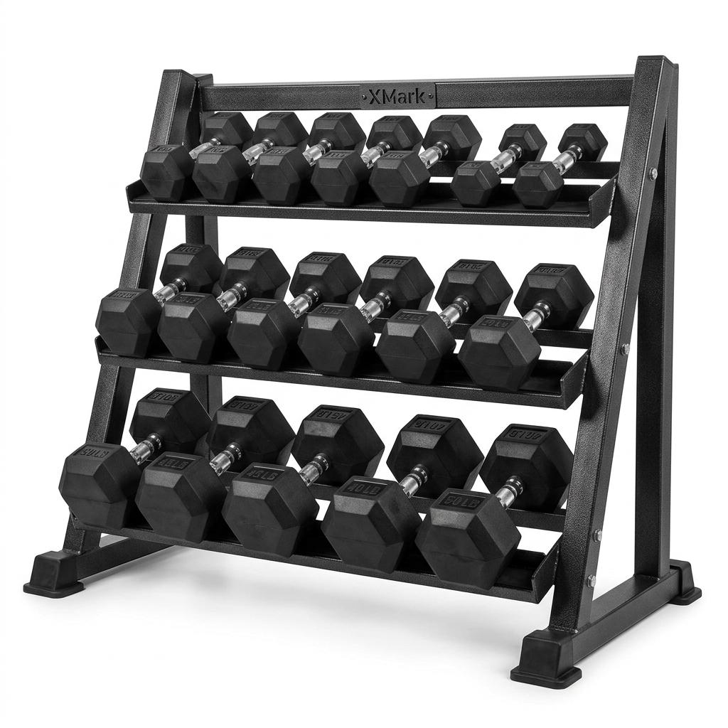 XMark 3-Tier Dumbbell Storage Rack