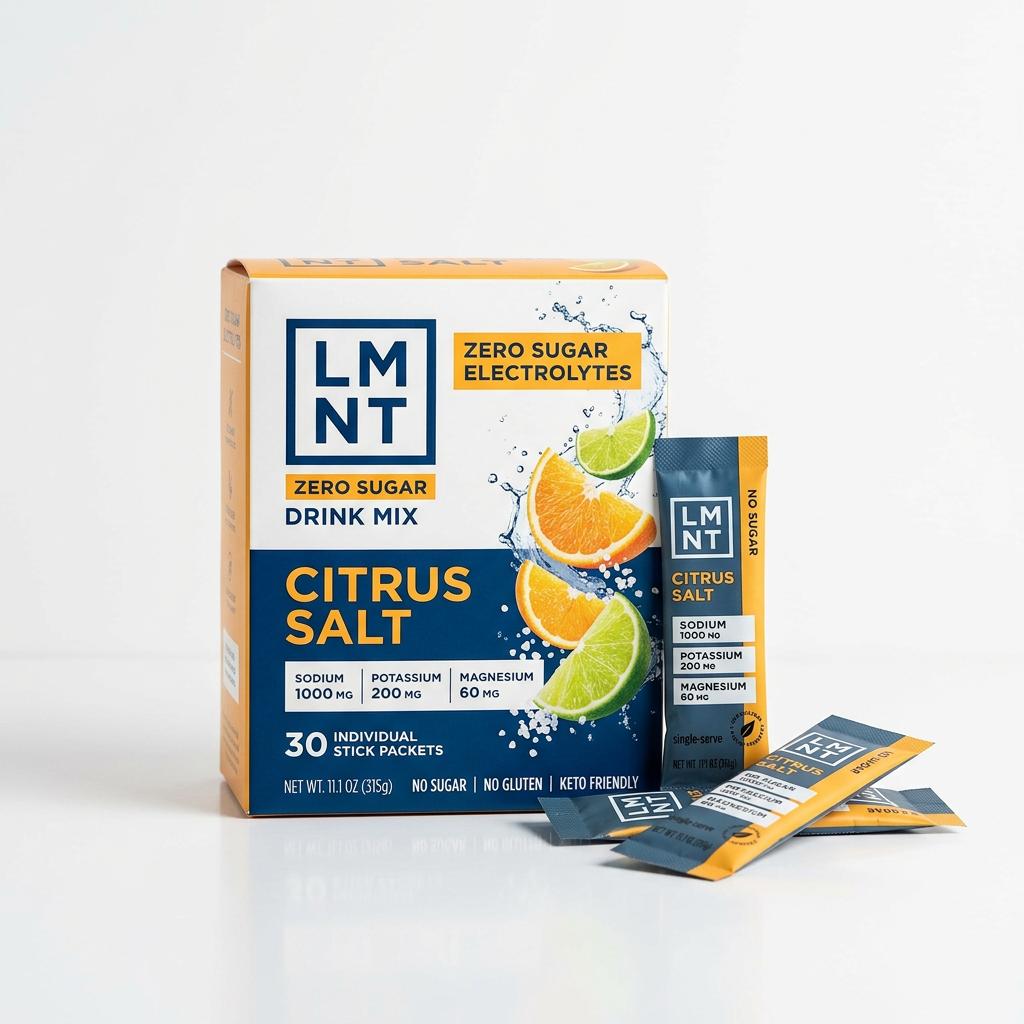 LMNT Zero-Sugar Electrolyte Drink Mix
