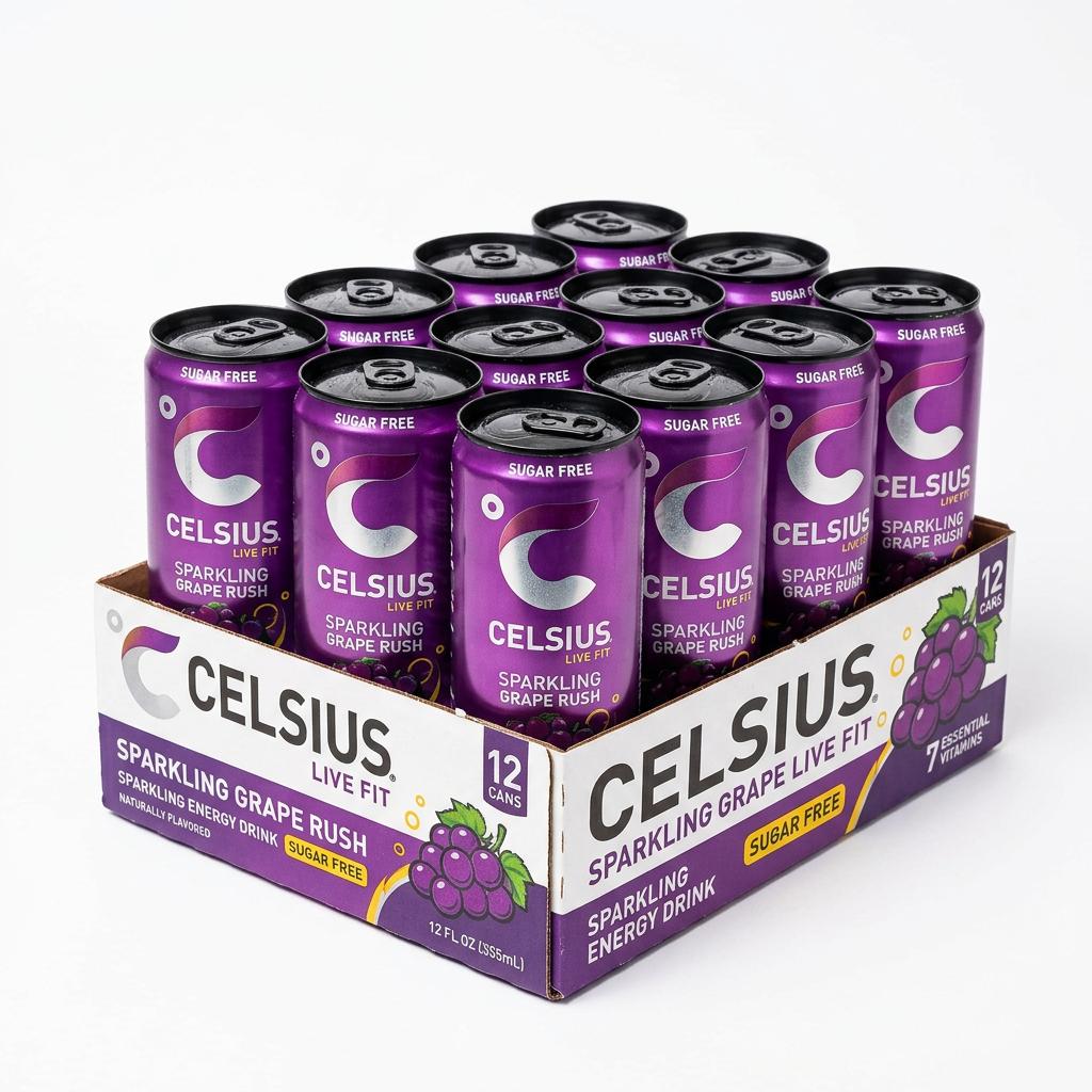 Celsius Live Fit Sparkling Grape Rush