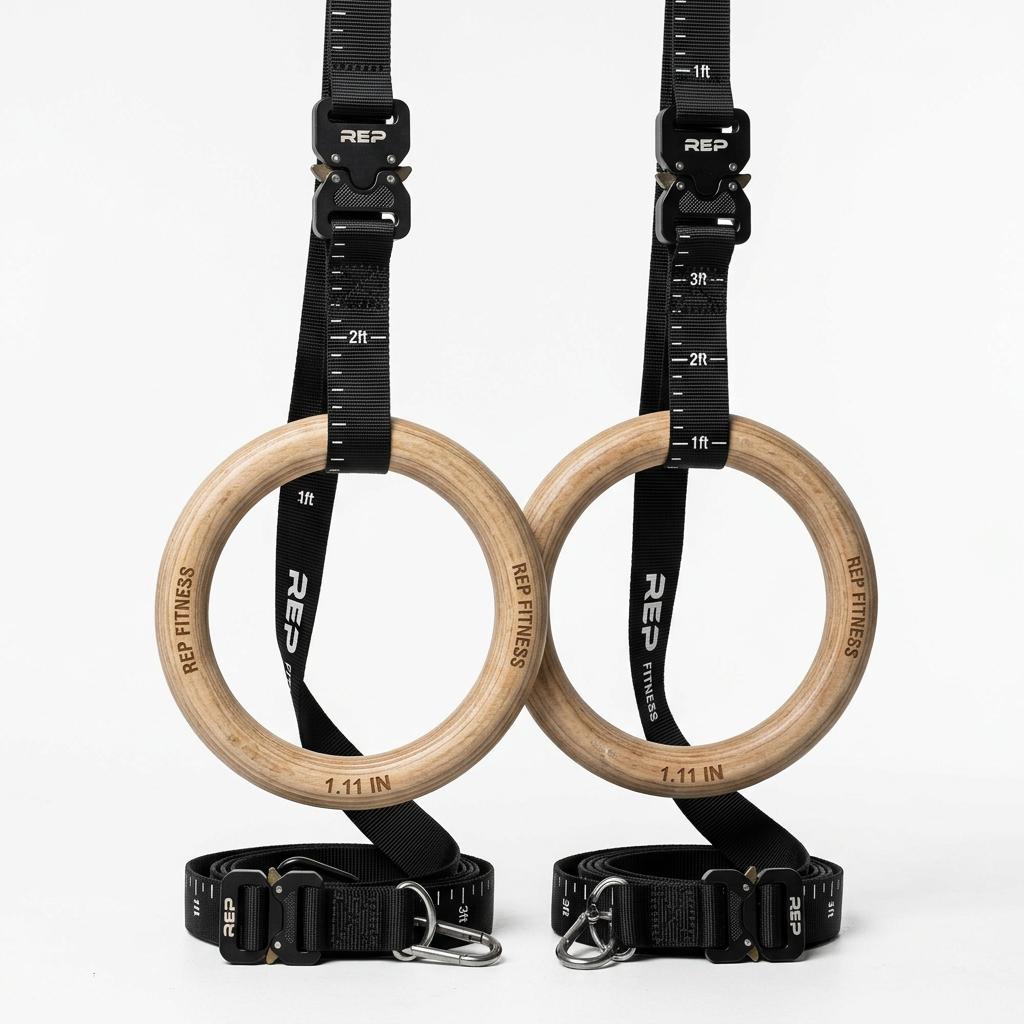 Rep Fitness Wood Gymnastic Rings