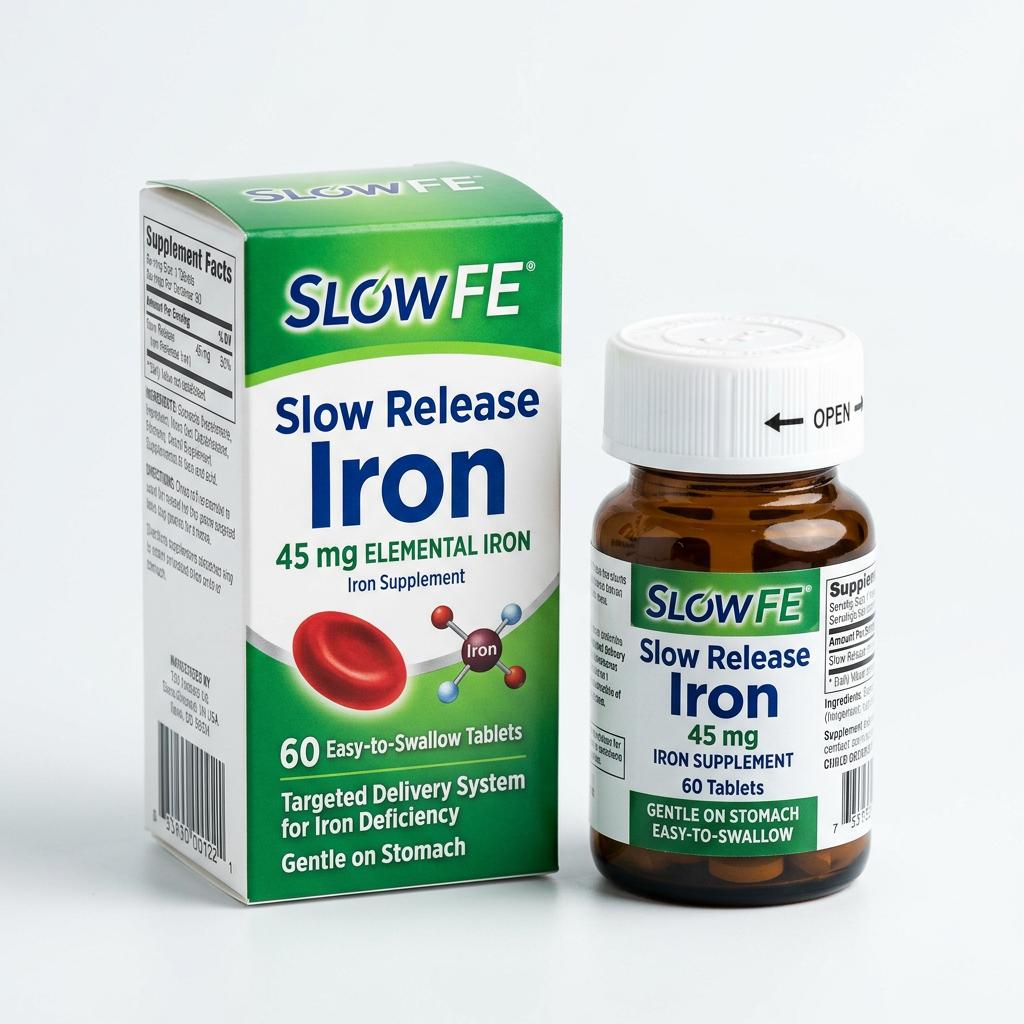 Slow Fe Slow Release Iron 45mg Tablets