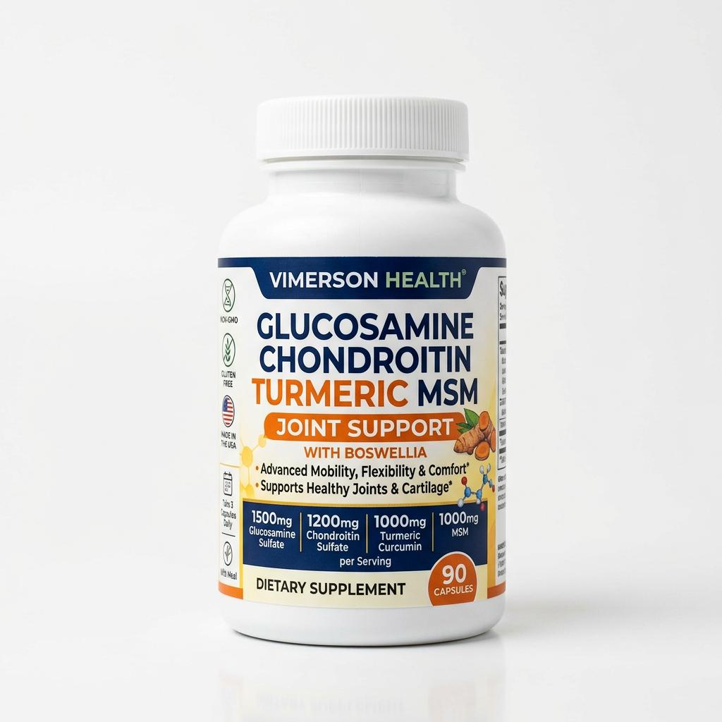 Vimerson Health Glucosamine Chondroitin Turmeric MSM
