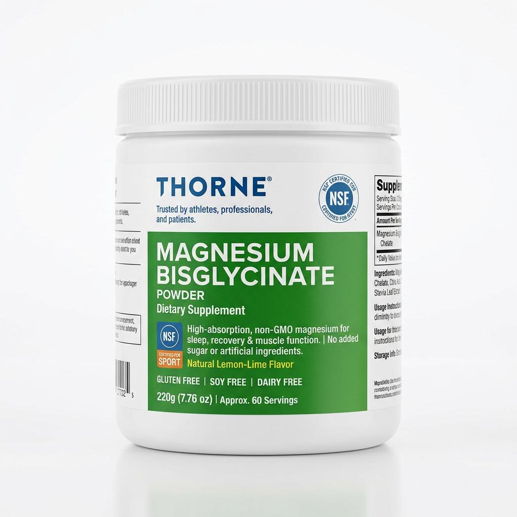 Thorne Magnesium Bisglycinate Powder NSF Certified