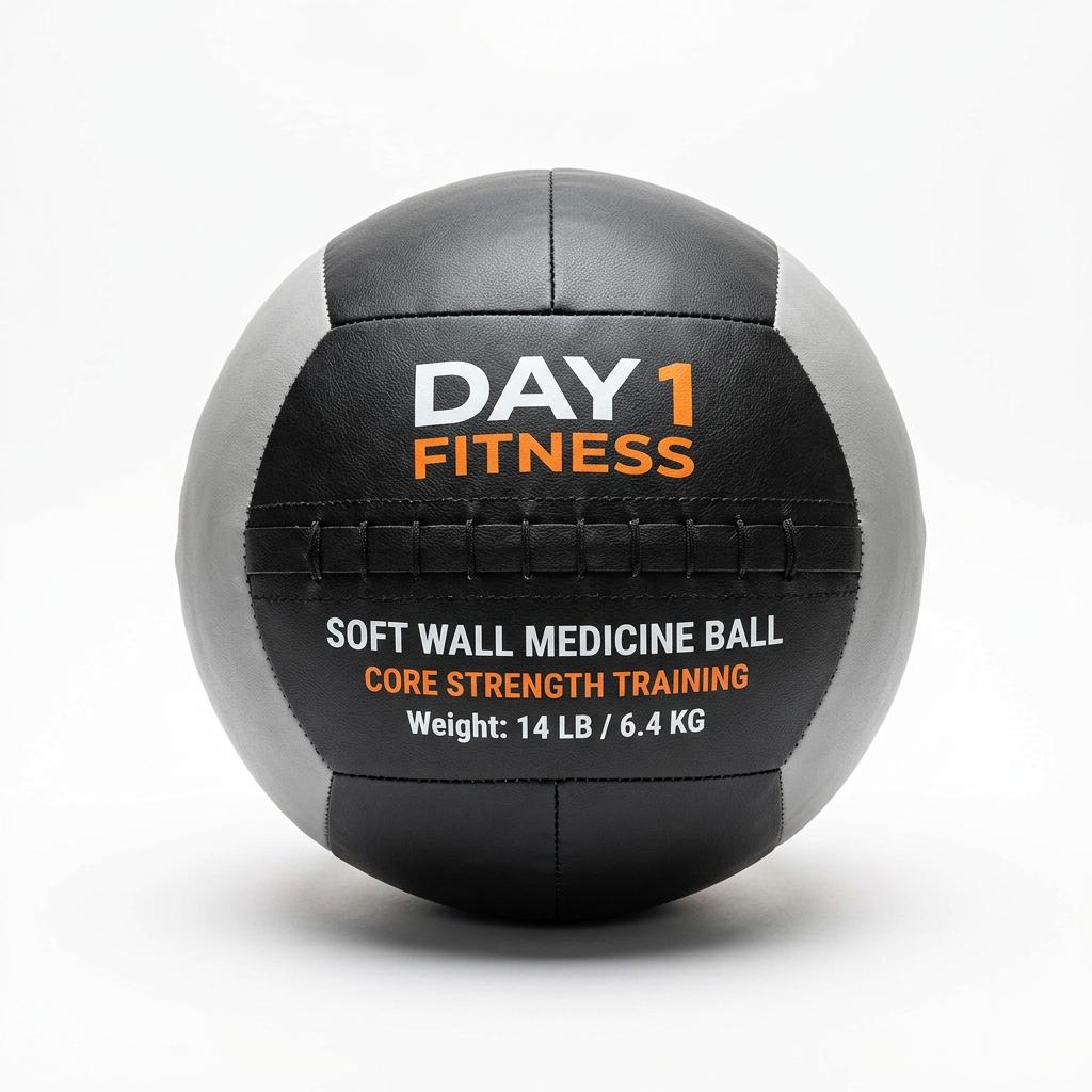 Day 1 Fitness Soft Wall Medicine Ball