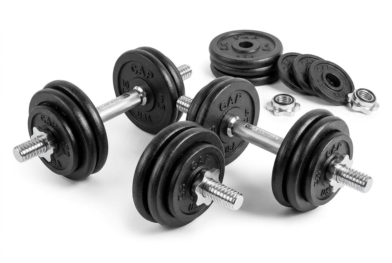 CAP Barbell 40lb Adjustable Dumbbell Set