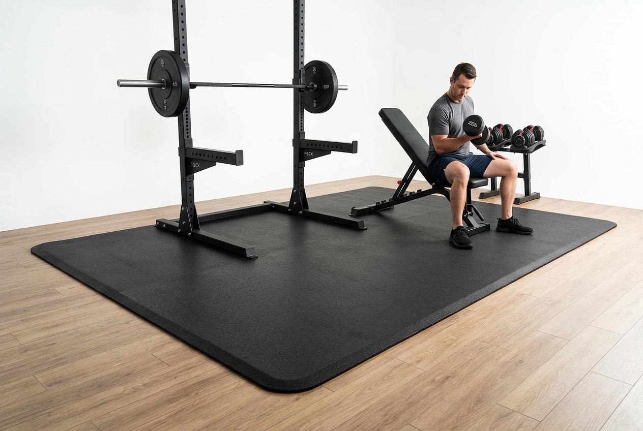 Amazon Basics High Density Exercise Equipment Mat