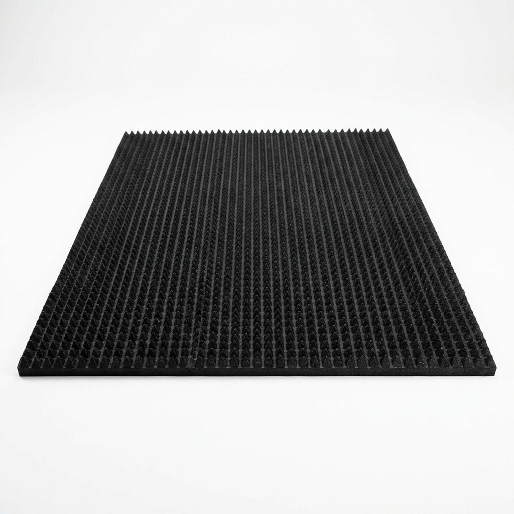 Rubber-Cal Shark Tooth Heavy Duty Mat