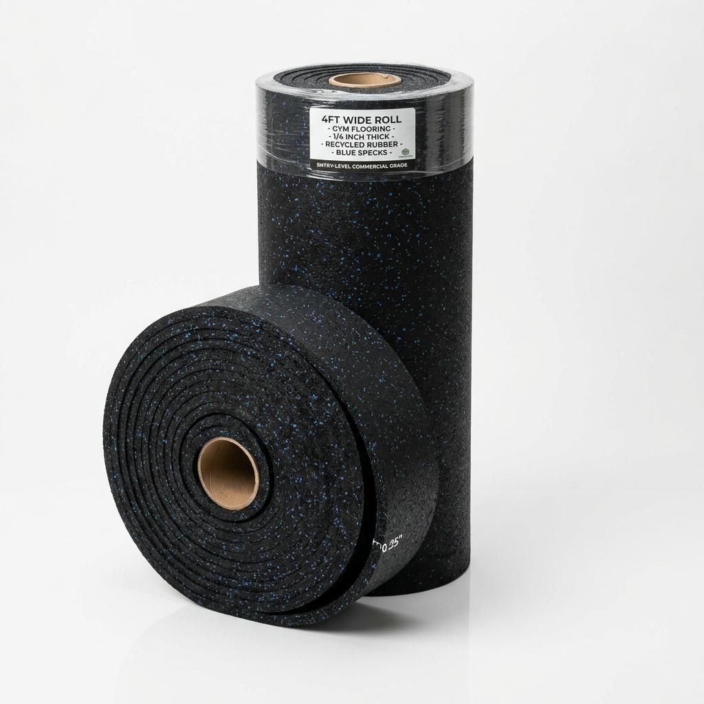 Greatmats 1/4 Inch Rolled Rubber