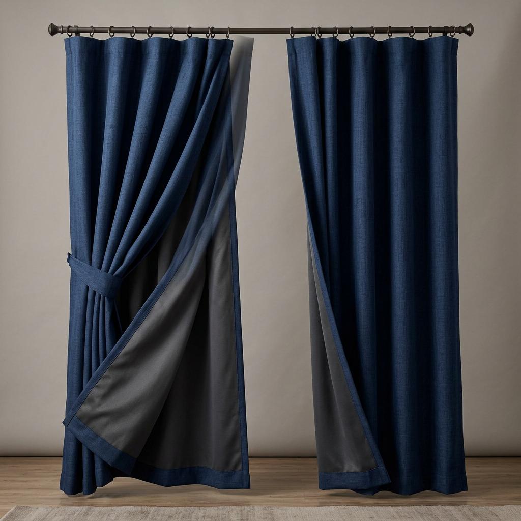 H.VERSAILTEX Microfiber Noise Reducing Curtains