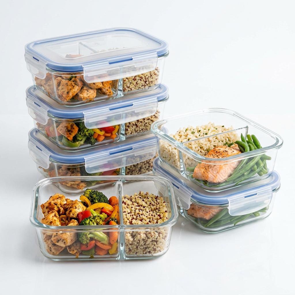 Prep Naturals Glass Meal Prep