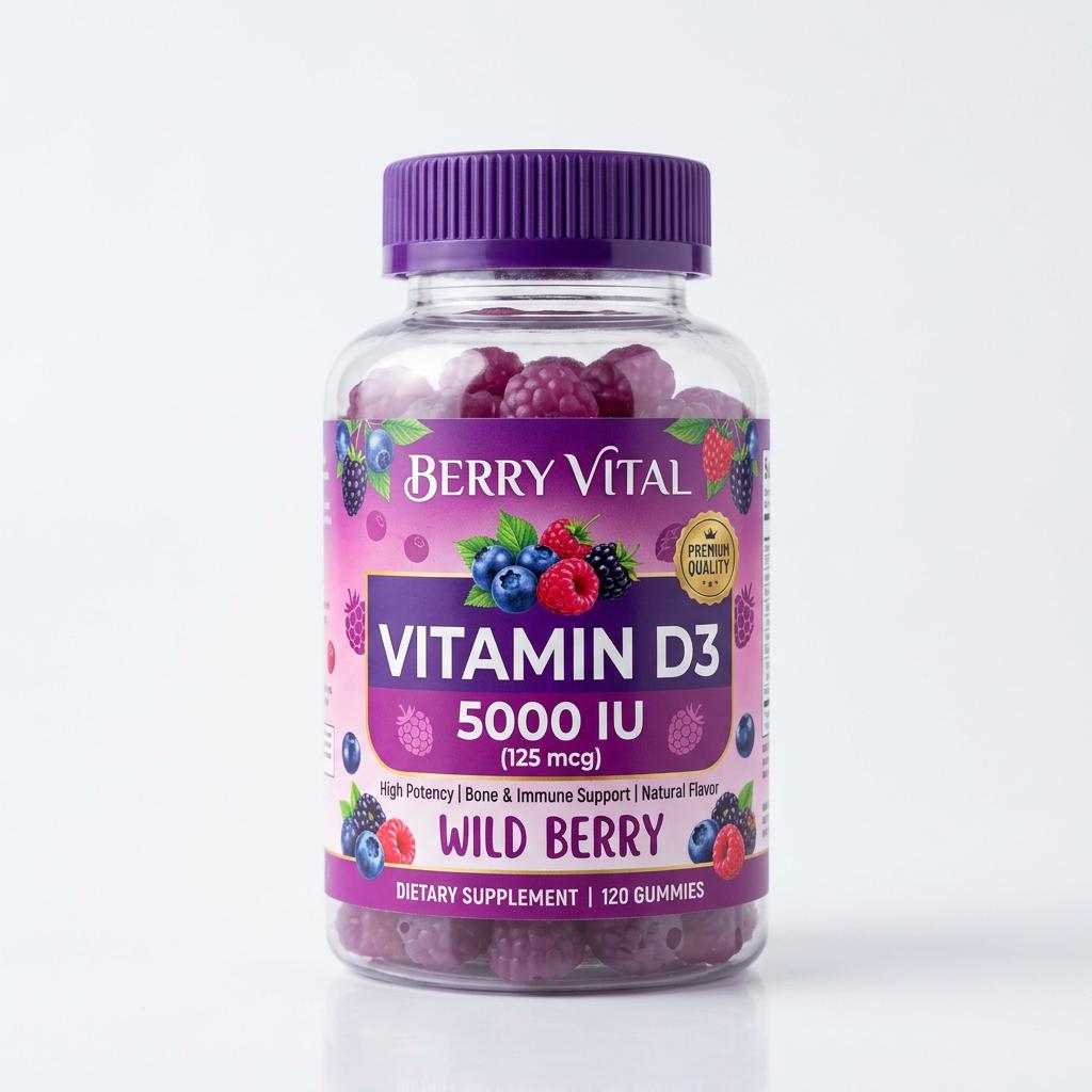 Nordic Naturals Vitamin D3 5000 IU Gummies