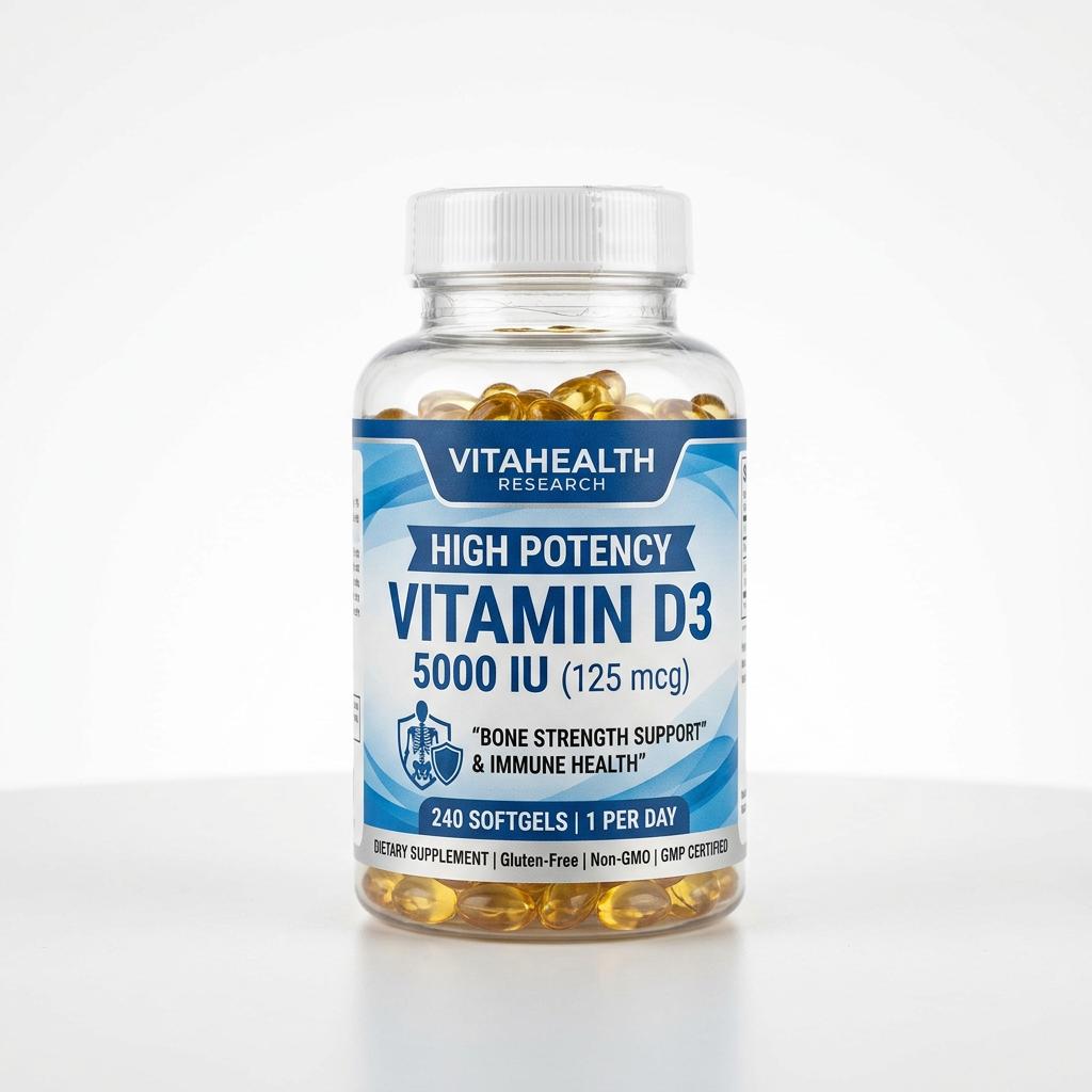 Nature's Bounty Vitamin D3 5000 IU
