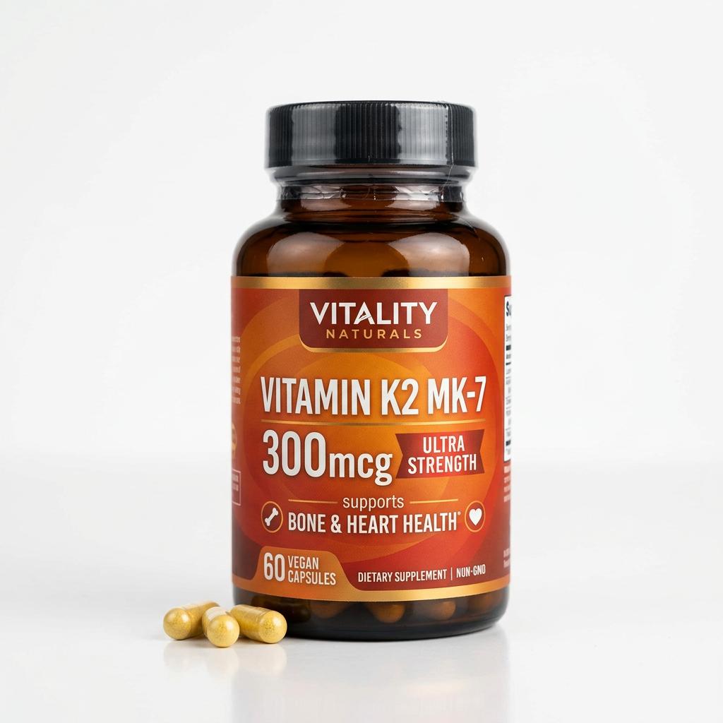 NOW Foods Vitamin K2 MK-7 Ultra Strength 300mcg
