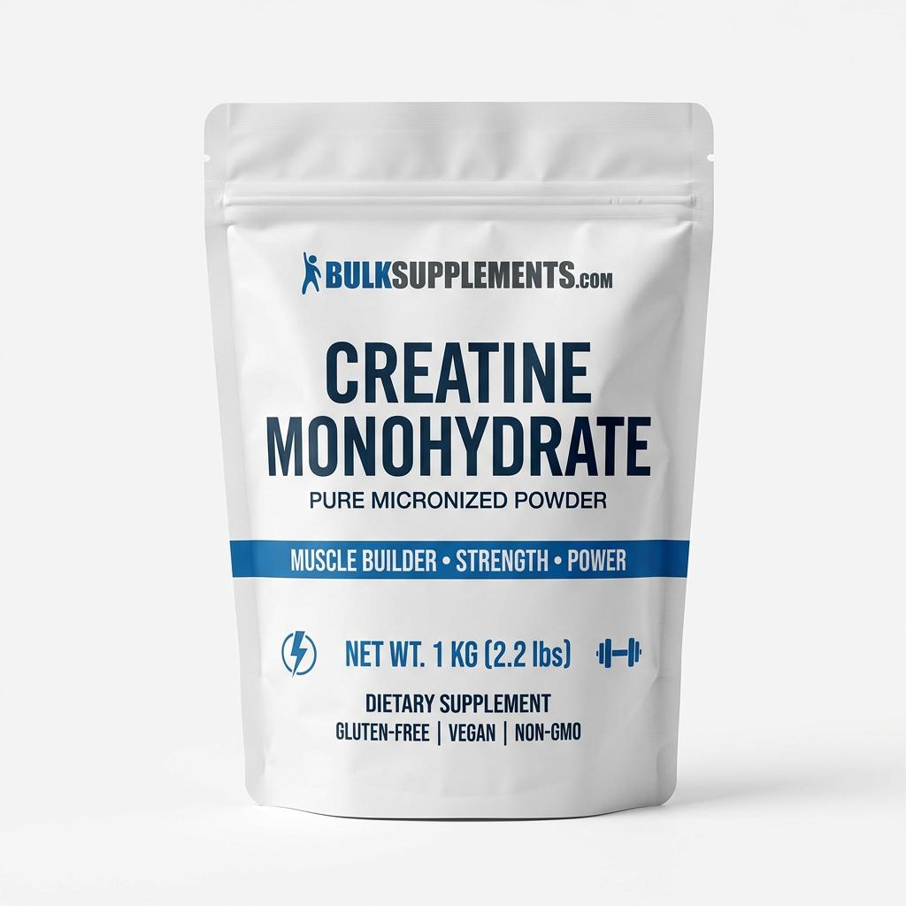 BulkSupplements Creatine Monohydrate Powder