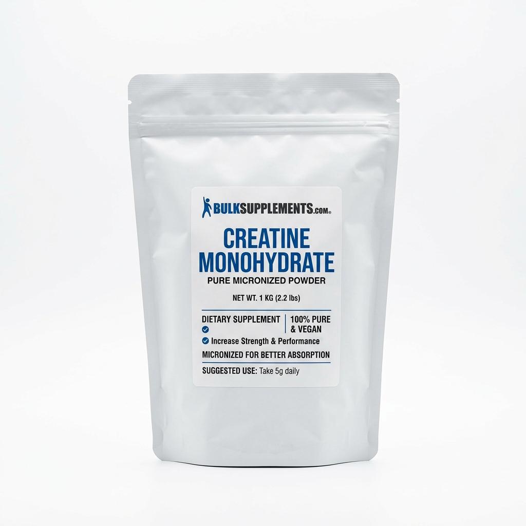 BulkSupplements.com Creatine Monohydrate Powder