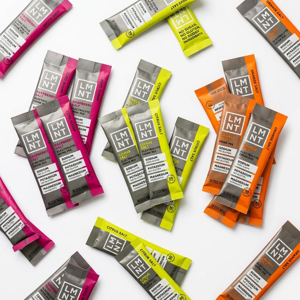 LMNT Zero-Sugar Electrolyte Drink Mix
