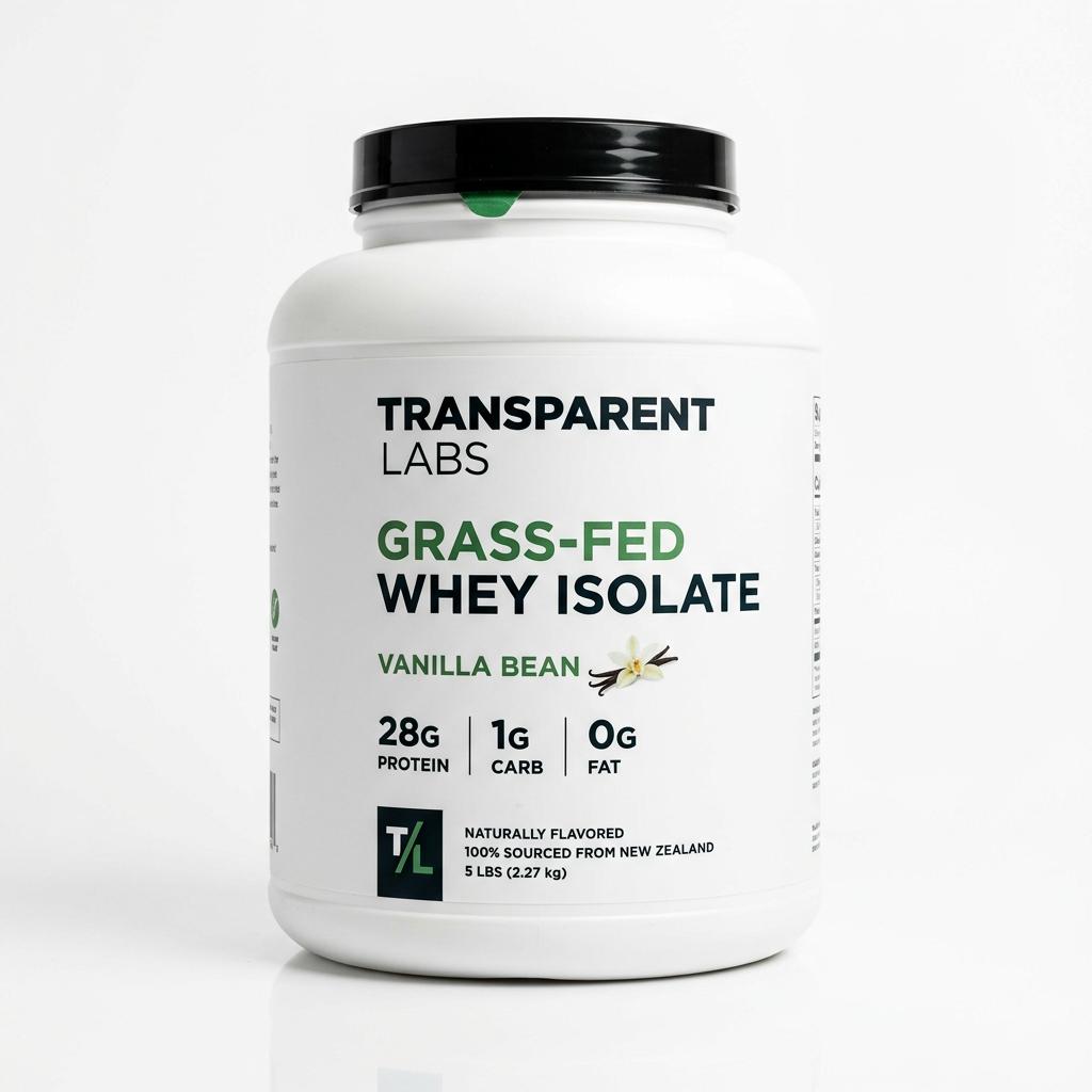 Transparent Labs Grass-Fed Whey Protein Isolate