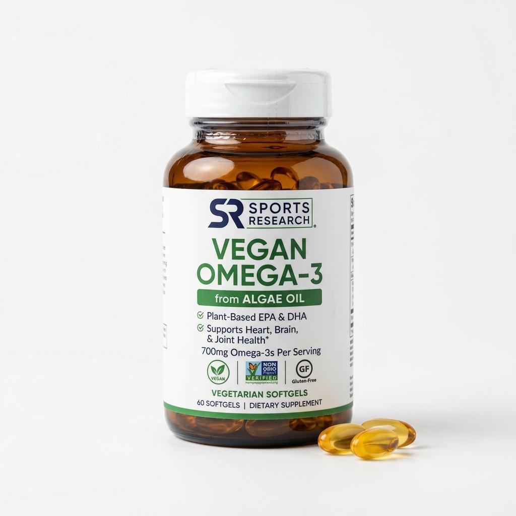 Sports Research Vegan Omega-3 from Algae Oil