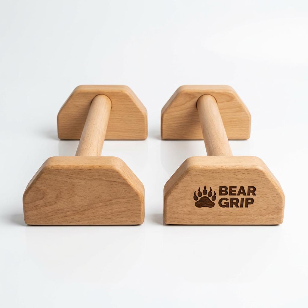 BEAR GRIP Wooden Parallettes